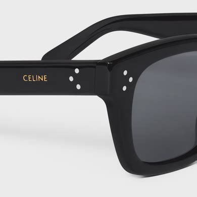 celine black frame 41 sunglasses|BLACK FRAME 41 SUNGLASSES IN ACETATE .